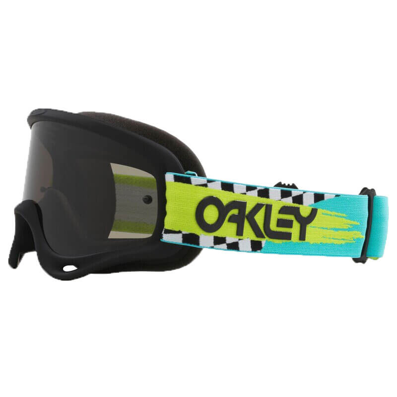 masque oakley o frame teal ckecks enduro