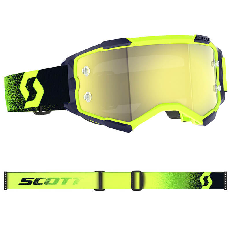 masque scott fury jaune fluo miroir 2025