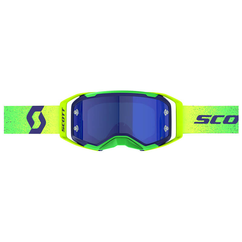 masque scott prospect amp vert jaune fluo miroir 2025 cross