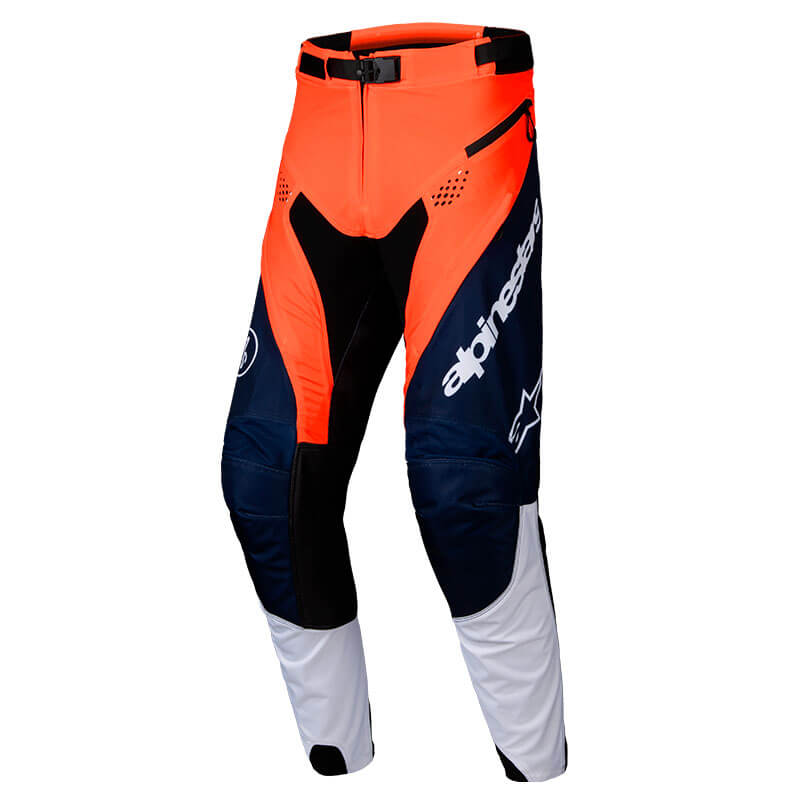 pantalon alpinestars enduro pro dura orange bleu 2025 trial