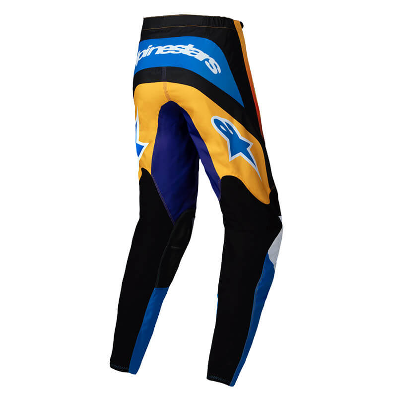 pantalon alpinestars fluid wurx orange bleu 2025 cross