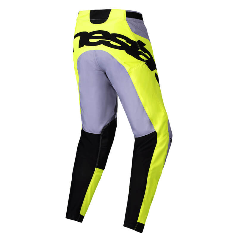 pantalon alpinestars racer veil gris jaune fluo 2025 cross