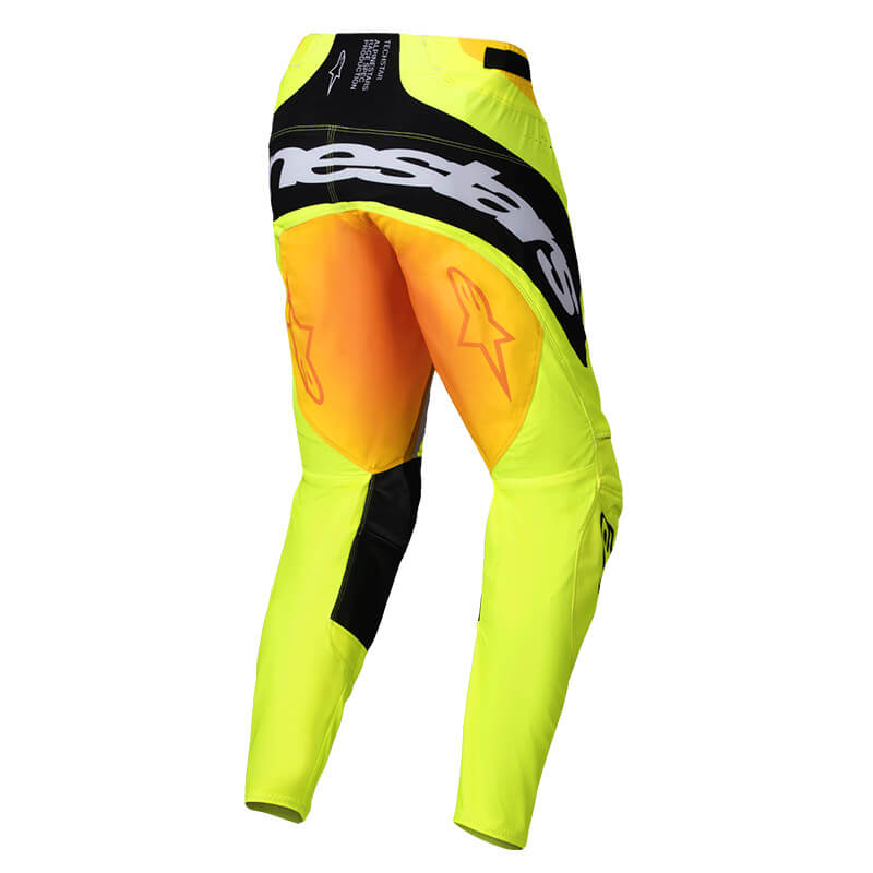 pantalon alpinestars techstar melt gris jaune fluo 2025 cross