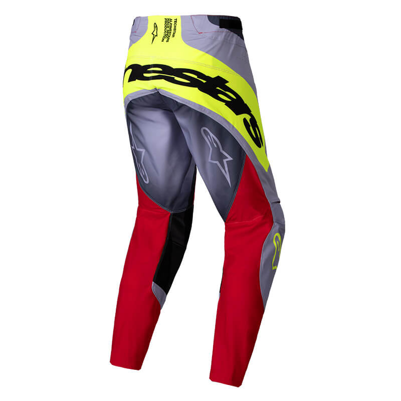 pantalon alpinestars techstar melt gris rouge 2025 cross