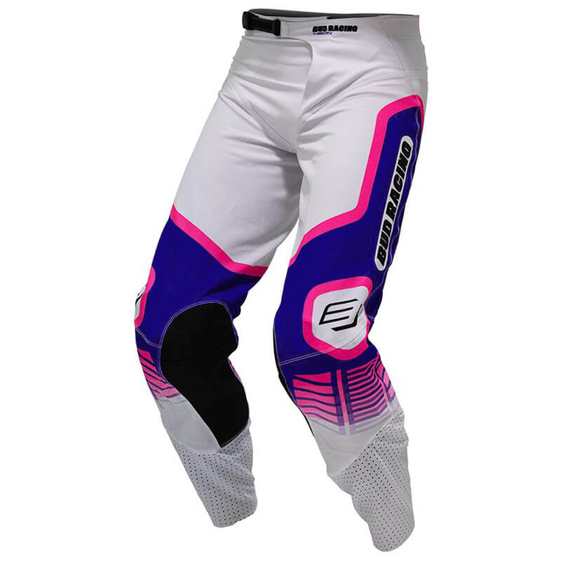 pantalon bud racing neon blanc violet 2025