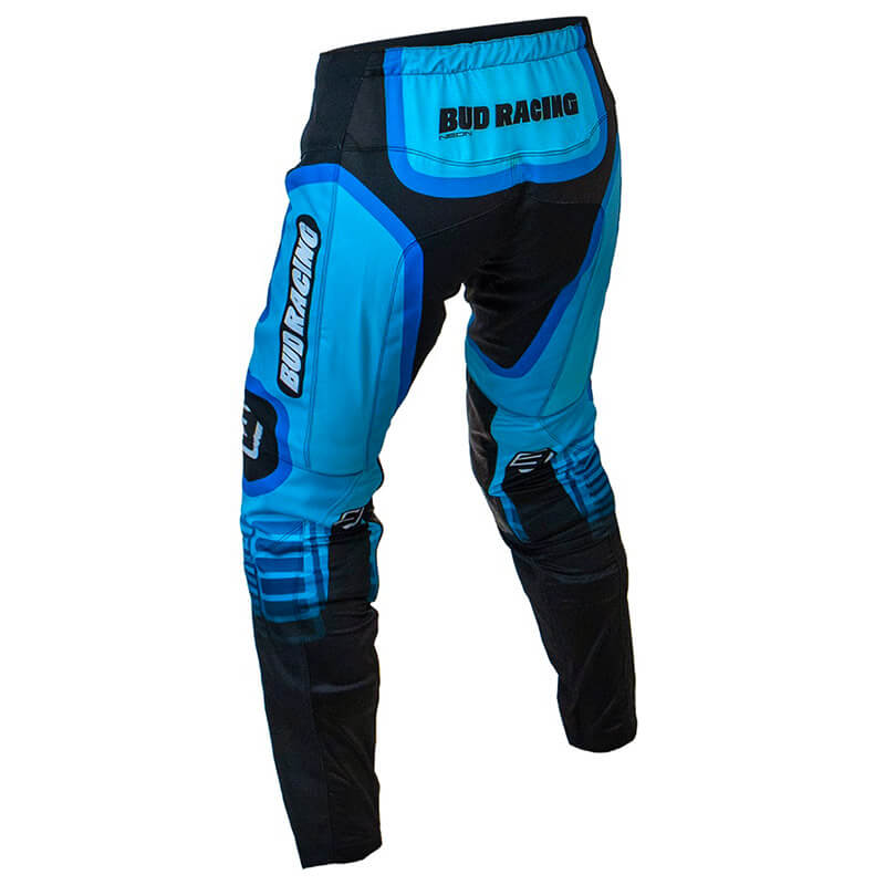 pantalon bud racing neon noir bleu 2025 cross