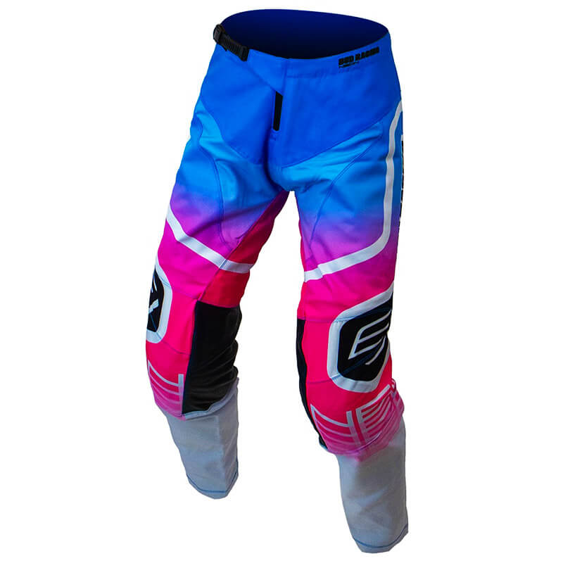 pantalon bud racing neon rose bleu 2025