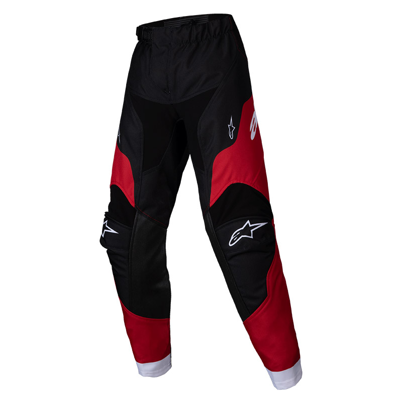 pantalon cross alpinestars racer veil kid noir rouge 2025