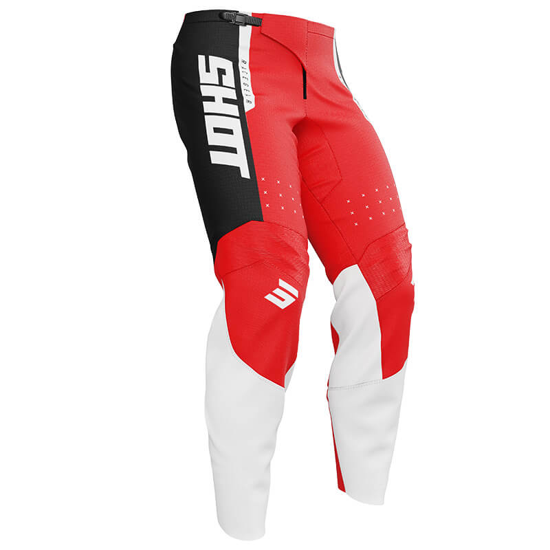 pantalon enfant shot draw league rouge 2025 motocross mx