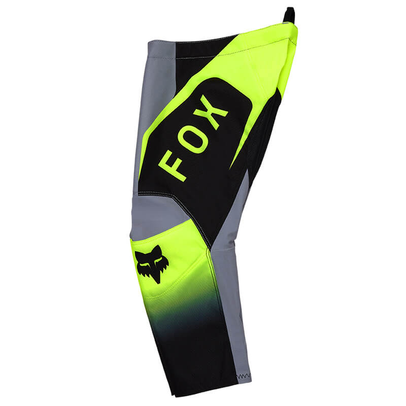 pantalon kid fox racing 180 lean jaune fluo 2025 cross mx