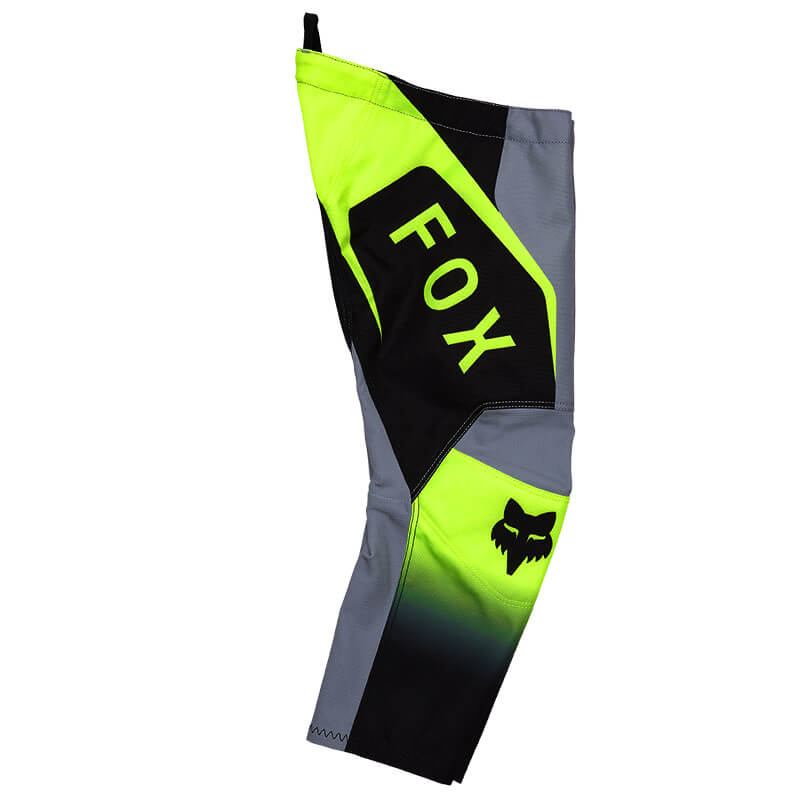 pantalon kid fox racing 180 lean jaune fluo 2025 mx