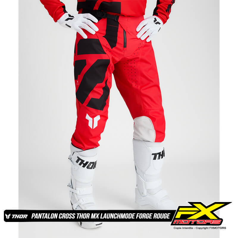 pantalon thor launchmode forge rouge 2025 enduro mx