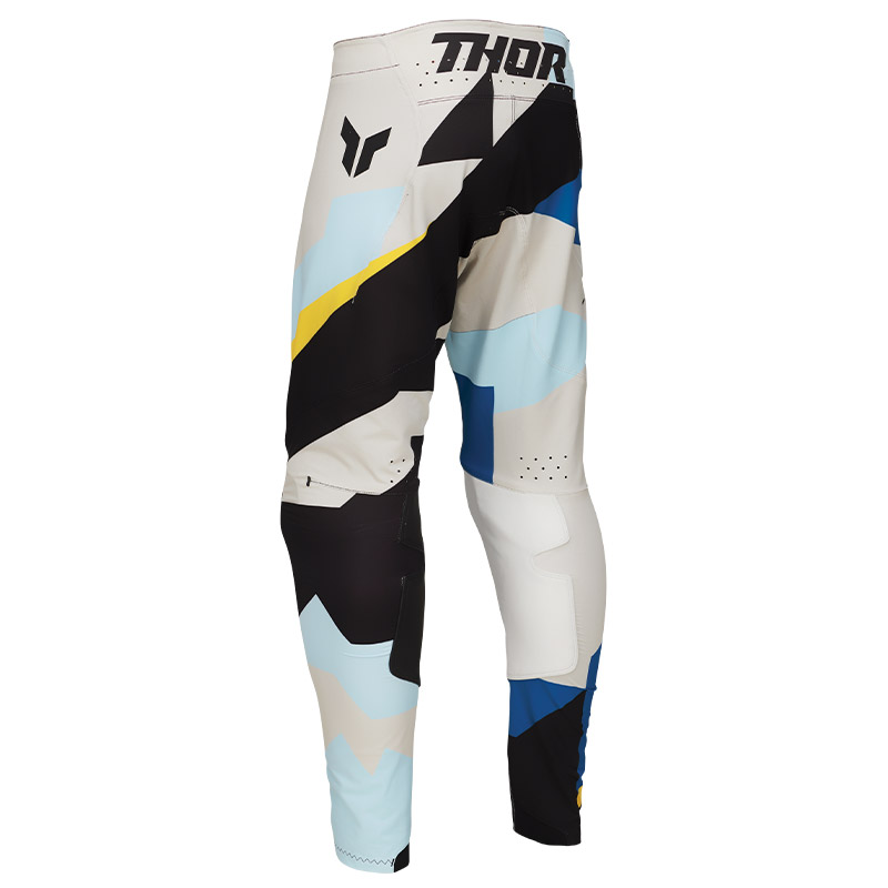 pantalon thor mx sportmode brave bleu jaune 2025 cross