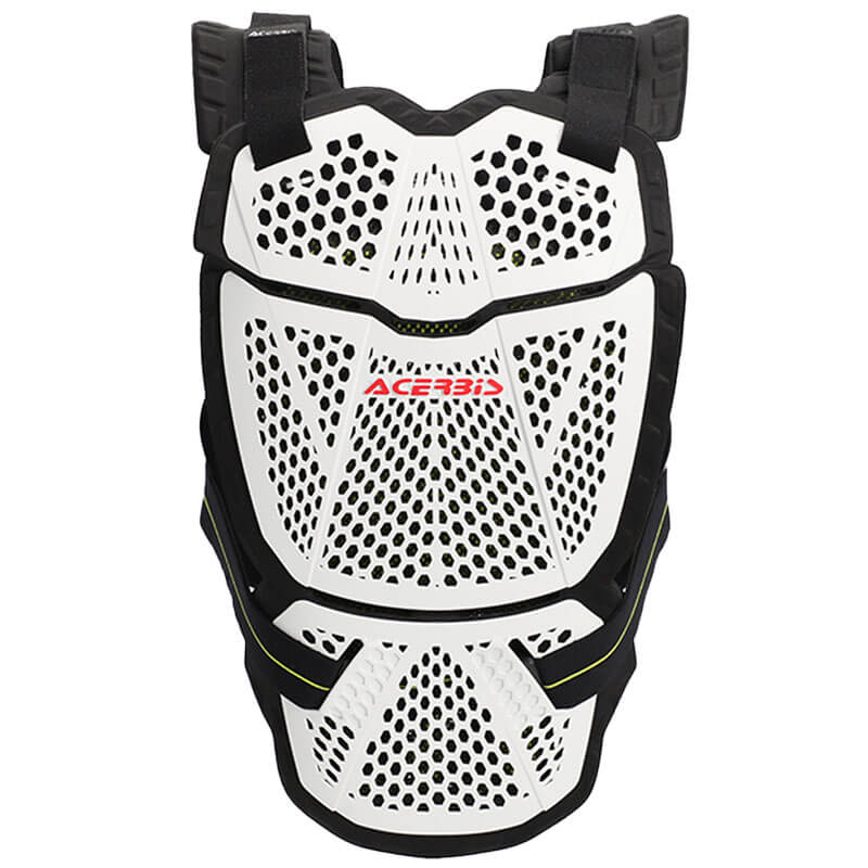 pare pierres acerbis p035 L1 blanc rouge enduro