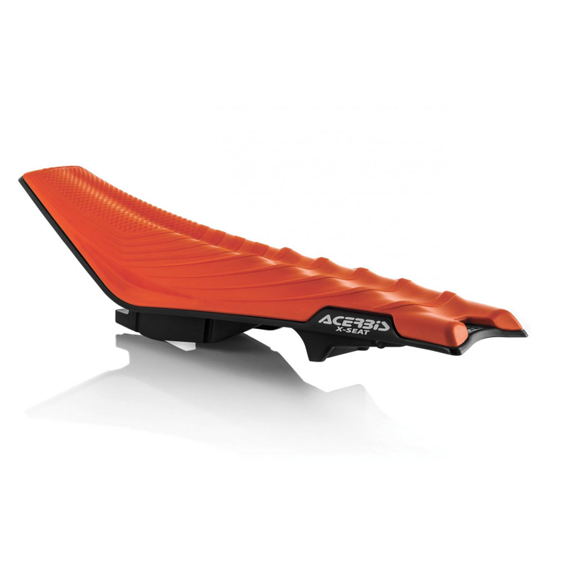 selle acerbis x seat confort orange noir 2020