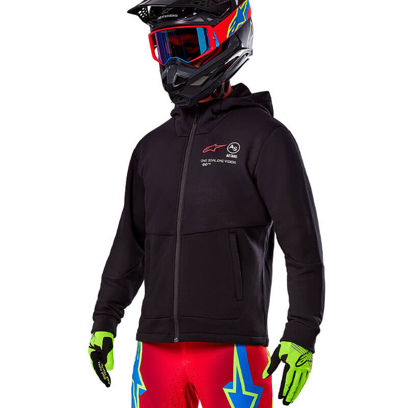 sweat alpinestars racer mx noir 2025 motocross