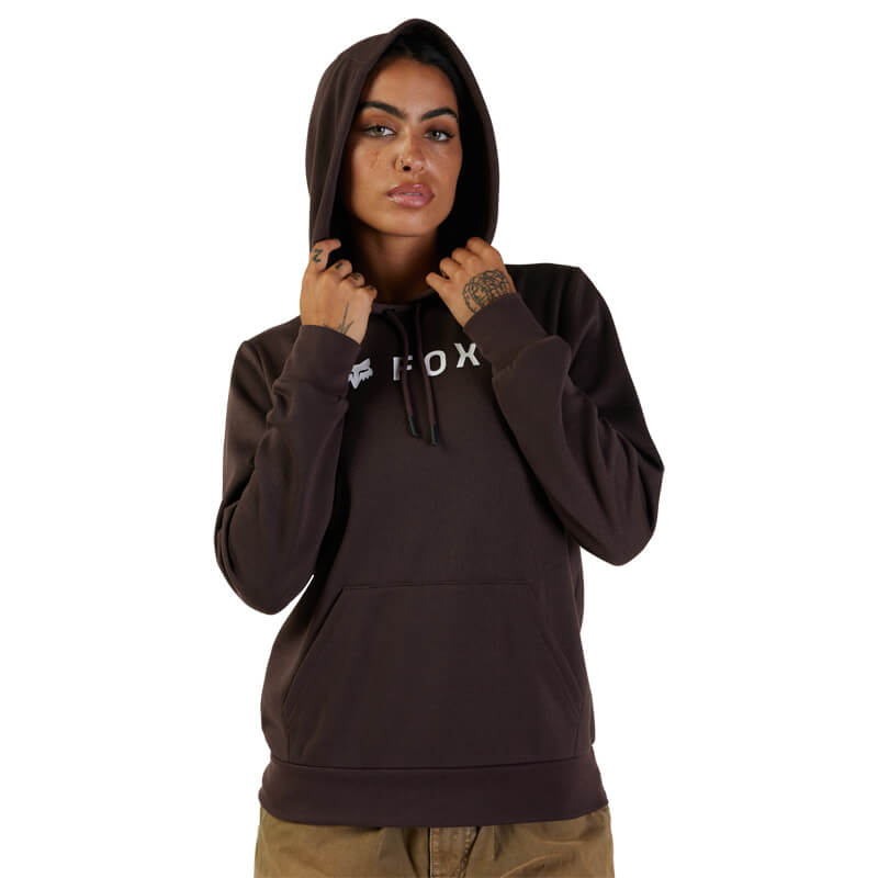 sweat femme fox racing absolute marron 2023 capuche