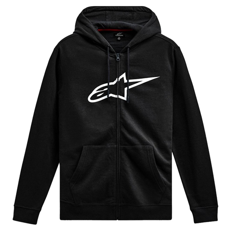 sweat zippe alpinestars ageless v3 noir blanc