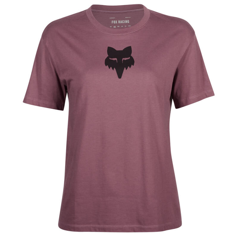 t shirt femme fox racing head noir violet 2023