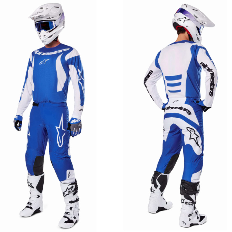 tenue alpinestars fluid haul bleu 2025 cross