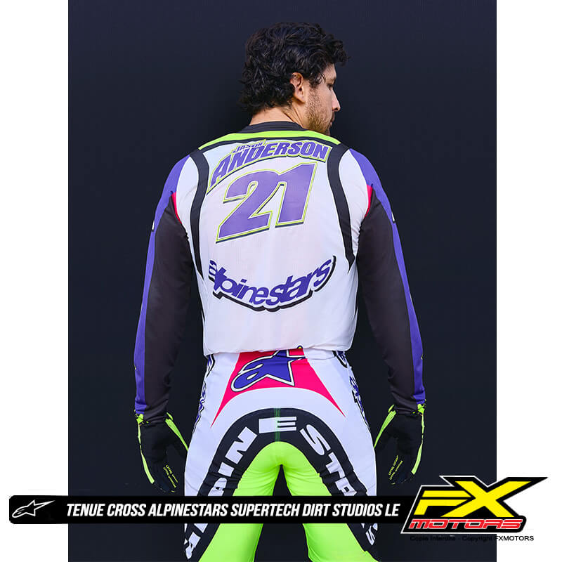 tenue alpinestars supertech sx dirt studios 2025 anderson