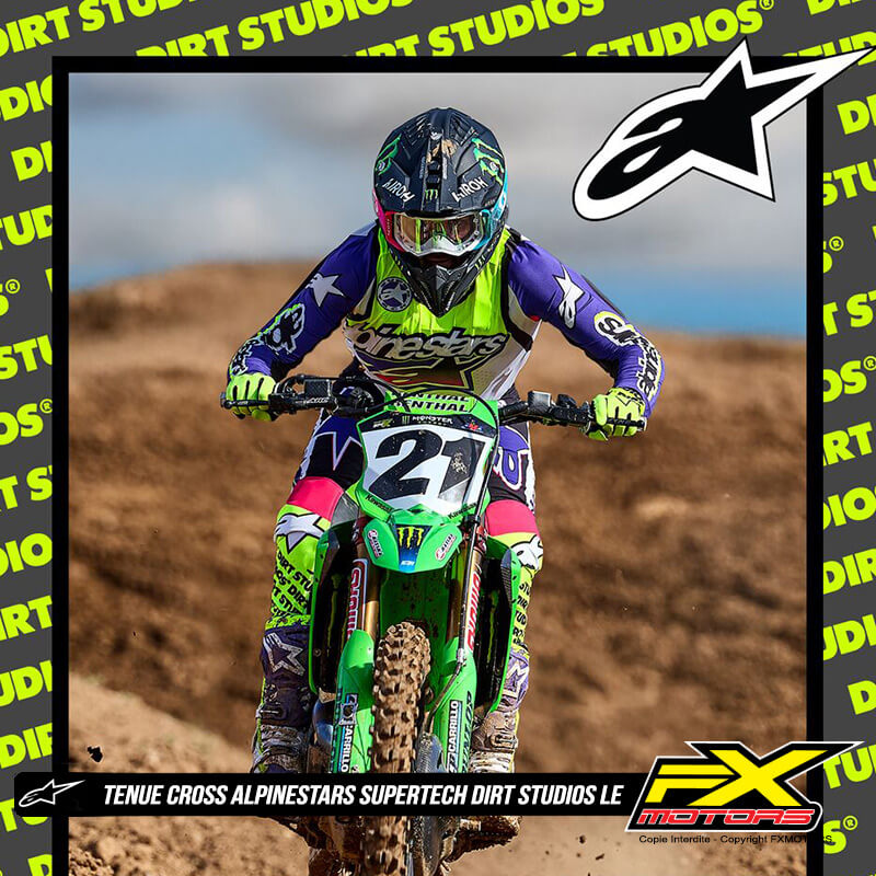 tenue alpinestars supertech sx dirt studios 2025 le