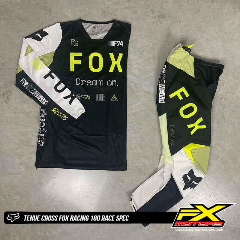 tenue cross fox racing 180 race spec noir vert