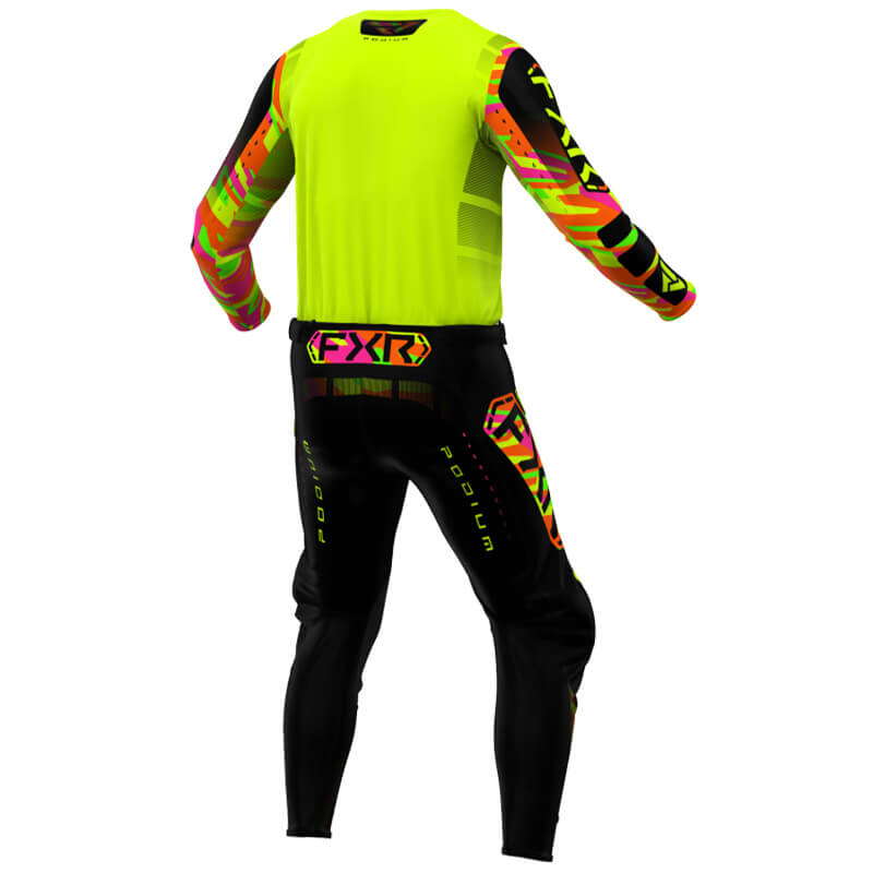 tenue cross fxr podium sherbet camo jaune 2025