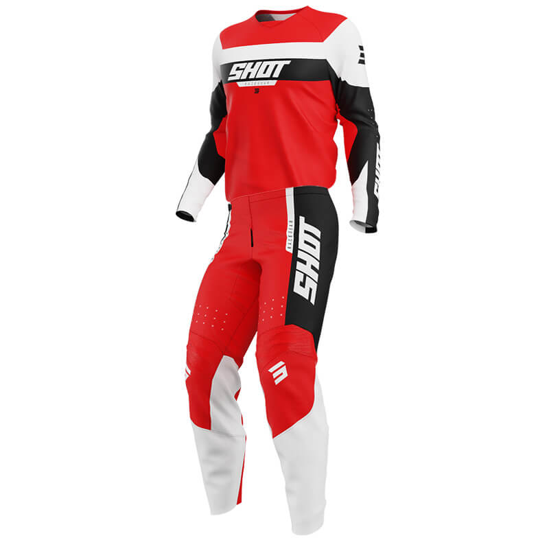 tenue enfant shot draw league rouge 2025