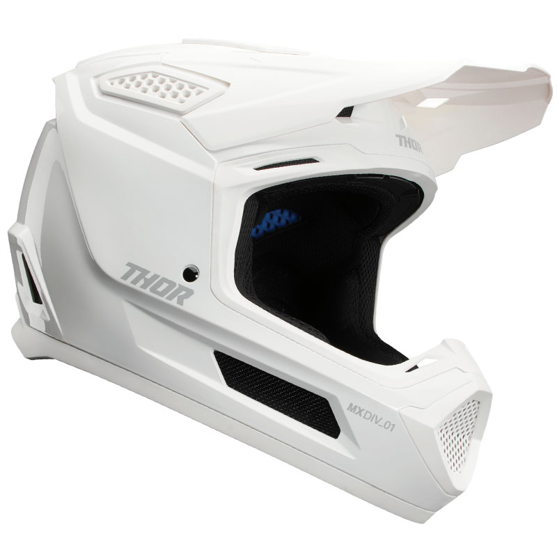 thor casque fleet blanc mat