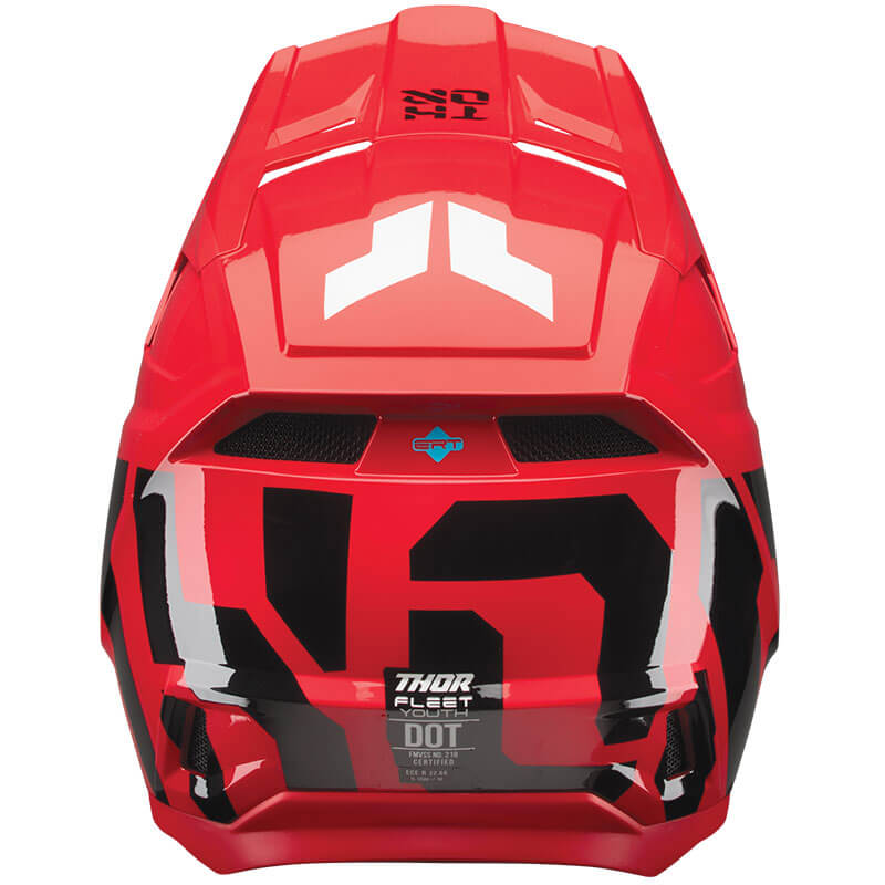 thor casque fleet forge rouge mx