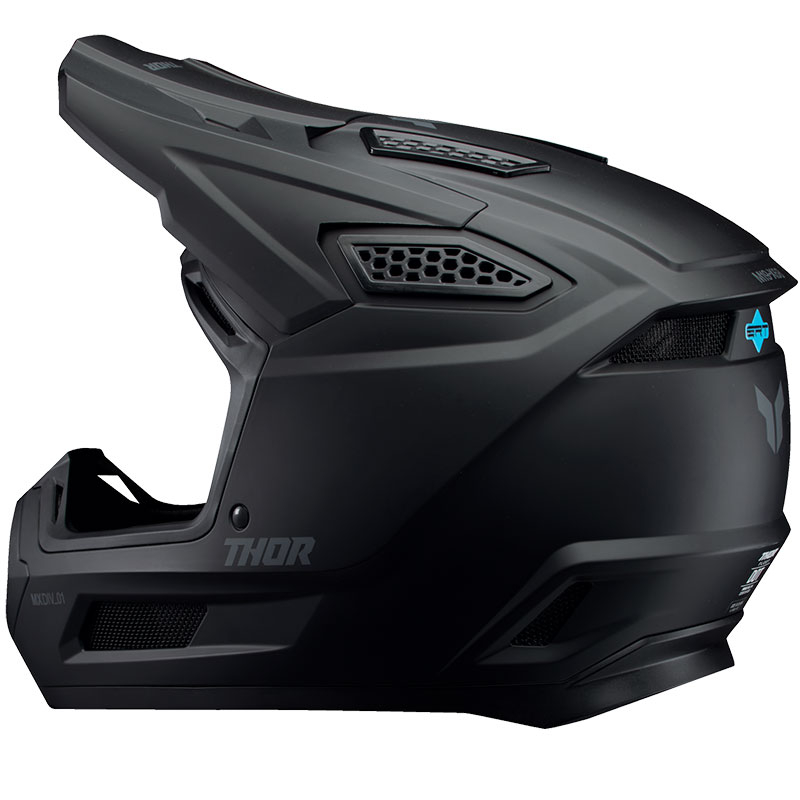 thor casque fleet noir mat mx