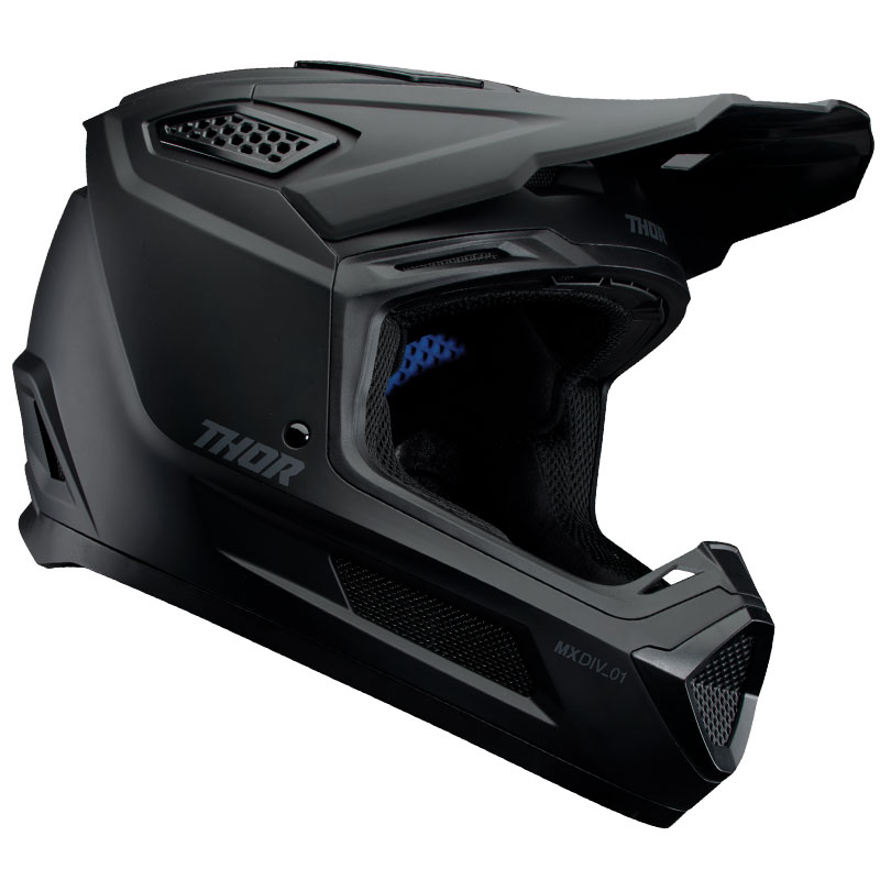 thor casque fleet noir mat