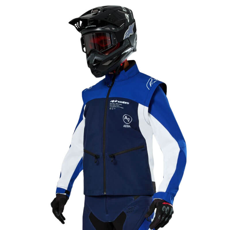 veste alpinestars enduro lite dura softshell bleu 2025 quad