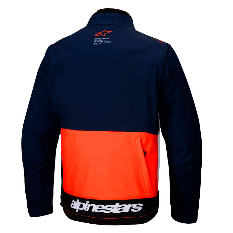 veste alpinestars enduro lite dura softshell orange bleu 2025 tt