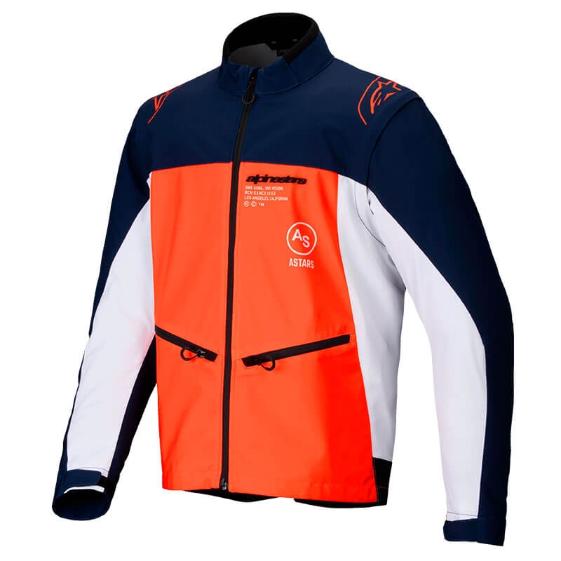 veste alpinestars enduro lite dura softshell orange bleu 2025