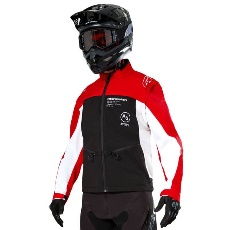 veste alpinestars enduro lite dura softshell rouge 2025 quad