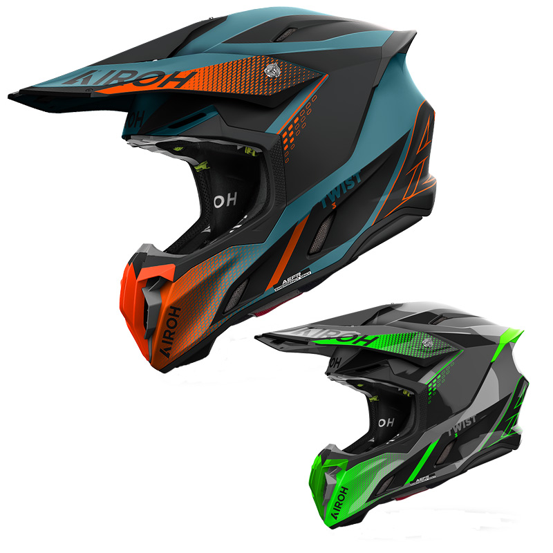 Casque Cross Airoh Twist 3 Shard 2025