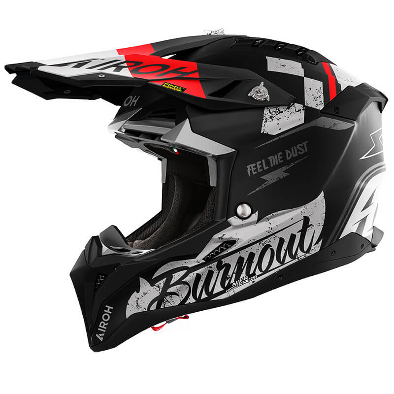 Casque Cross Airoh Aviator 3 Burnout