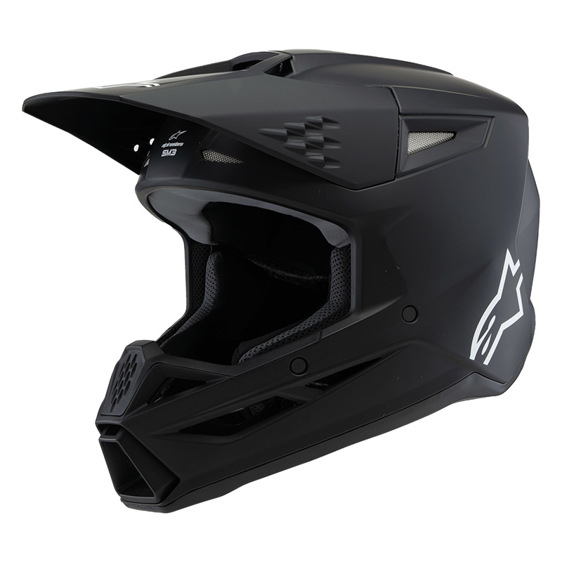 Casque Cross Enfant Alpinestars S-M3 Solid 2025