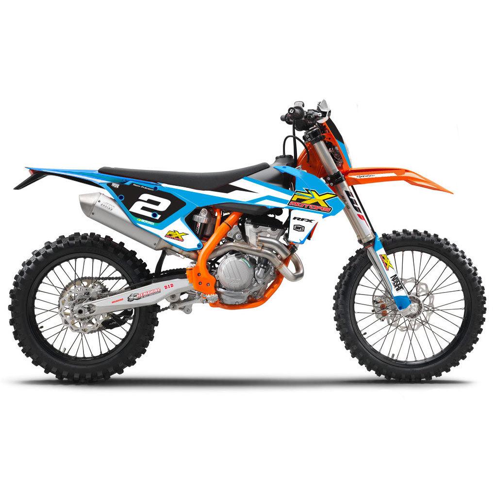 KTM 65 2020 Kit D co Perso FX MOTORS Blue Line KTM  EXC EXC F FX MOTORS