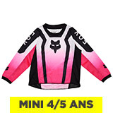 Maillot Cross Enfant Fille Fox Racing 180 Lean 4/5 Ans 2025