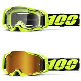 Masque Cross 100% Armatic Jaune Fluo