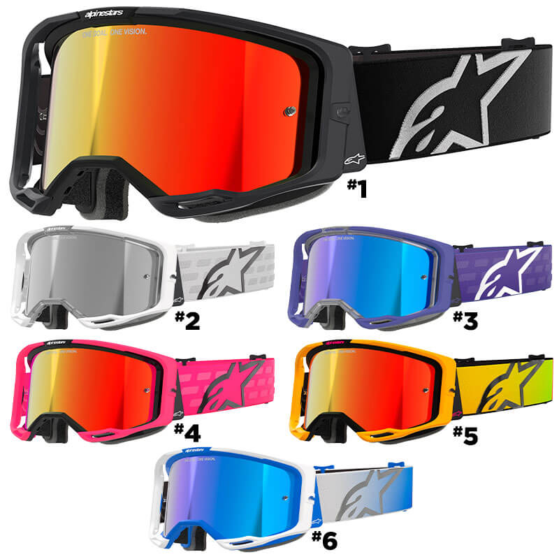 Masque Cross Alpinestars Vision 8 Corp - Ecran Miroir