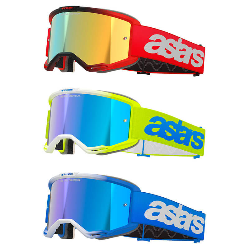 Masque Cross Alpinestars Vision 5 Blaze - Ecran Miroir