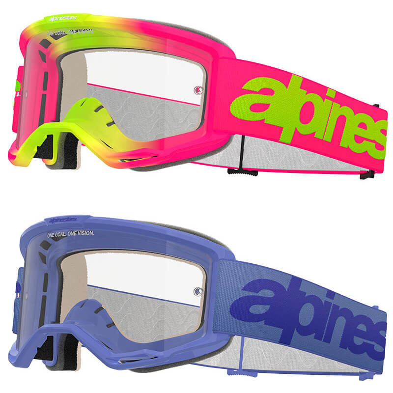 Masque Cross Alpinestars Vision 5 Wordmark - Ecran Clair