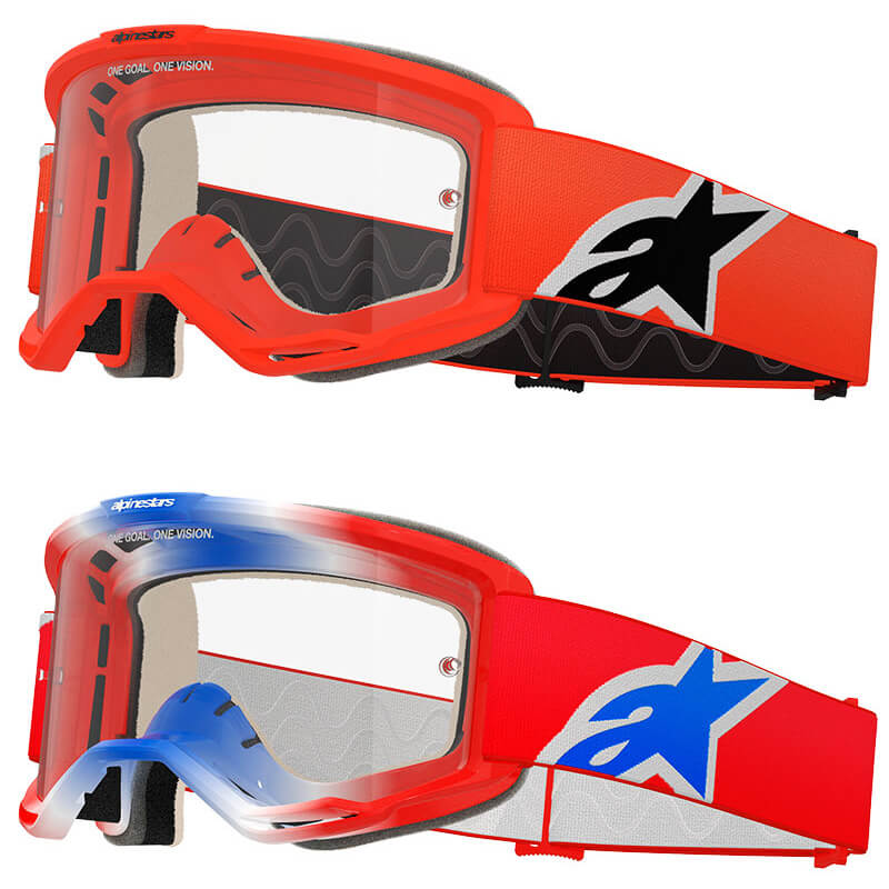 Masque Cross Alpinestars Vision 5 Corp - Ecran Clair