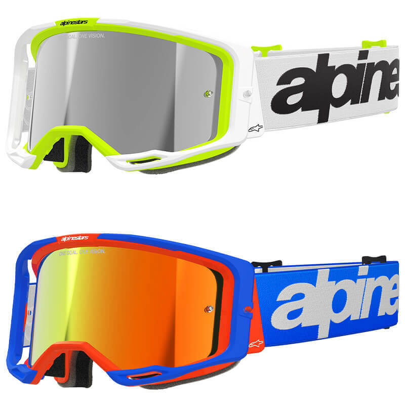 Masque Cross Alpinestars Vision 8 Wordmark - Ecran Miroir