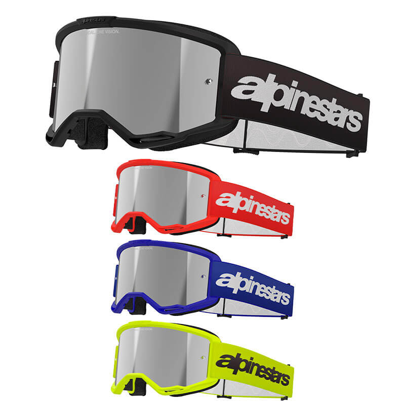 Masque Cross Alpinestars Vision 3 Wordmark - Ecran Miroir