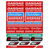 Planche de Stickers GASGAS Factory - Zeronine